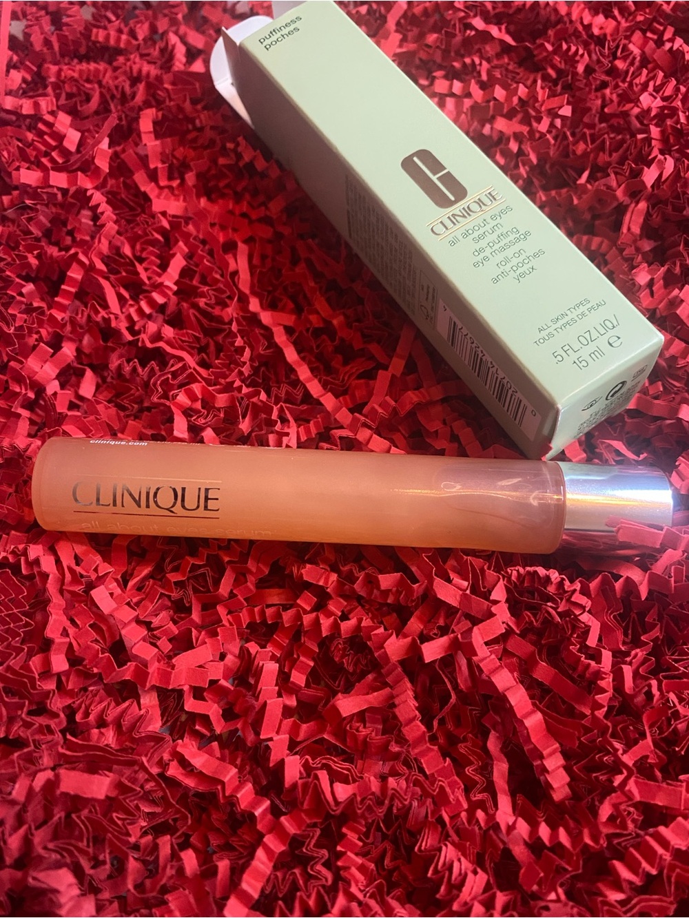 Clinique All about eyes de puffing massaging serum